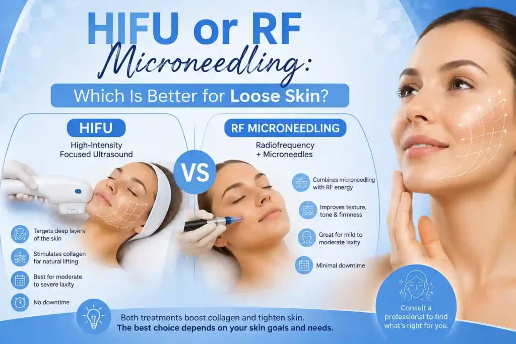 Lost the Weight but Not the Loose Skin? What You Should Know 2 HIFU or RF Microneedling: Which Is Better for Loose Skin Oxfordshire?